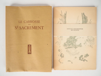 Vente aux enchères MERIMEE (Prosper). Le carrosse du Saint Sacremont. Saynète. Eaux-forte