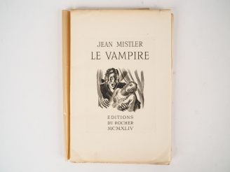 Vente aux enchères MISTLER (Jean). Le Vampire. Extrait des Mémoires du Chevalier de Ville