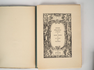 Vente aux enchères NODIER (Charles). Franciscus Columna précédée d'une étude bibliographi