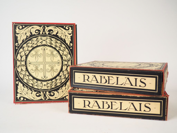 RABELAIS. Œuvres. Bois originaux de Louis JOU.. Paris, Nice, Imprimatu