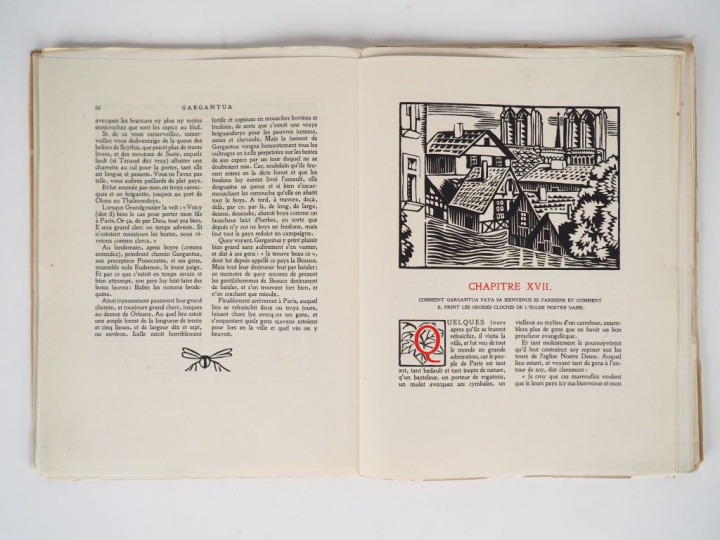 RABELAIS (François). Gargantua. Edition ornée de gravure sur bois par 