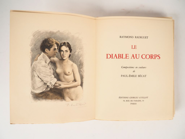 RADIGUET (Raymond). Le Diable au corps. Compositions en couleurs de Pa