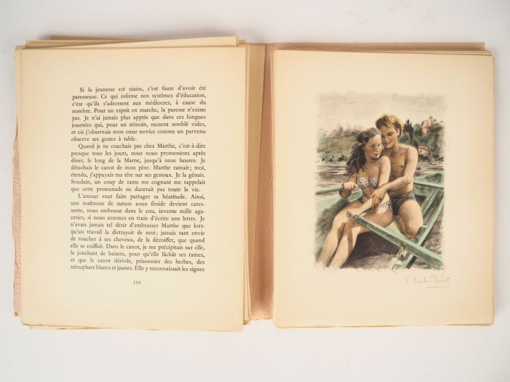 RADIGUET (Raymond). Le Diable au corps. Compositions en couleurs de Pa