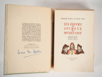 Vente aux enchères RAOUL DU MONT VERT (Maistre). Les Fleurs et Secretz de Médecine. Illus