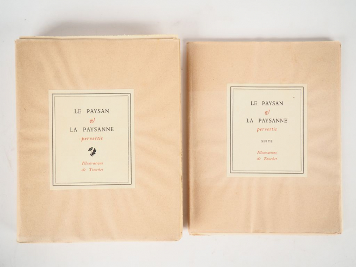 RESTIF DE LA BRETONNE. Le Paysan et la Paysanne pervertis. Illustratio