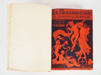 Vente aux enchères UZANNE (Octave). La locomotion à travers l'histoire et les mœurs. Illu