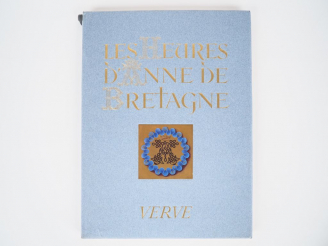 Vente aux enchères VERVE. Vol. IV, N° 14 ET 15. 1946. Jean BOURDICHON. Les Heures d'Anne 