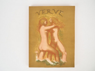 Vente aux enchères VERVE. Volume II n° 5-6. La Figure humaine. Textes : Valéry, Gide, Sar