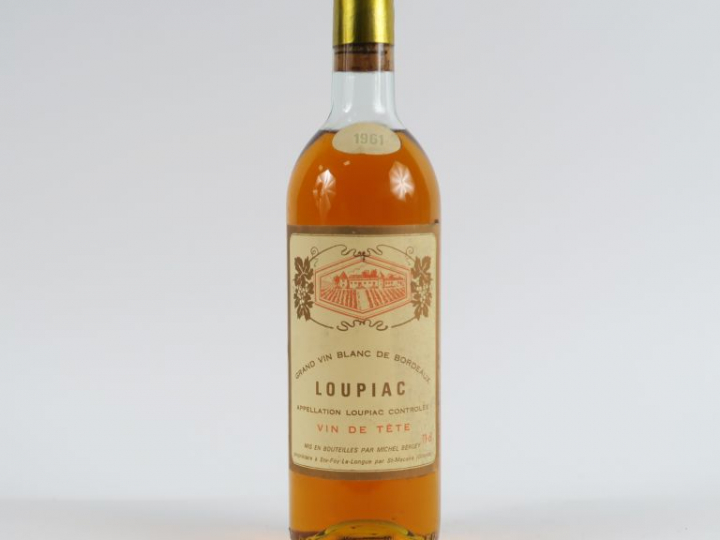 1 BOUTEILLE LOUPIAC 'VIN DE TÊTE' MICHEL BERGEY - 1961 - LB