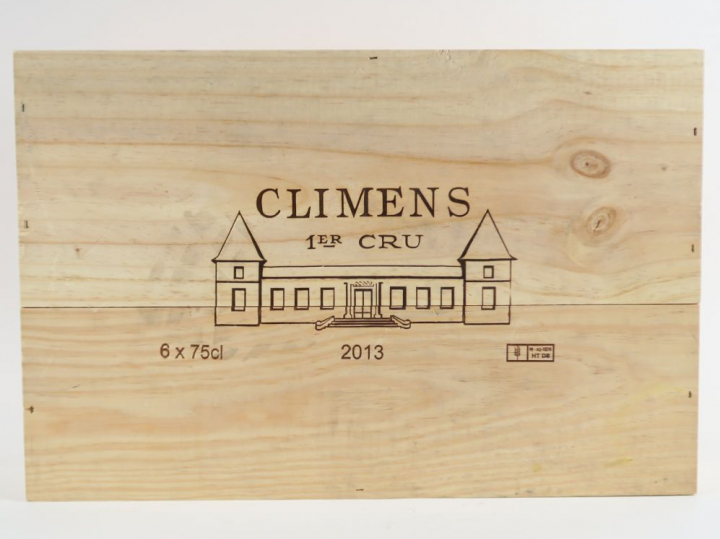 6 BOUTEILLES CHÂTEAU CLIMENS 1er CC SAUTERNES - 2013 - CBO