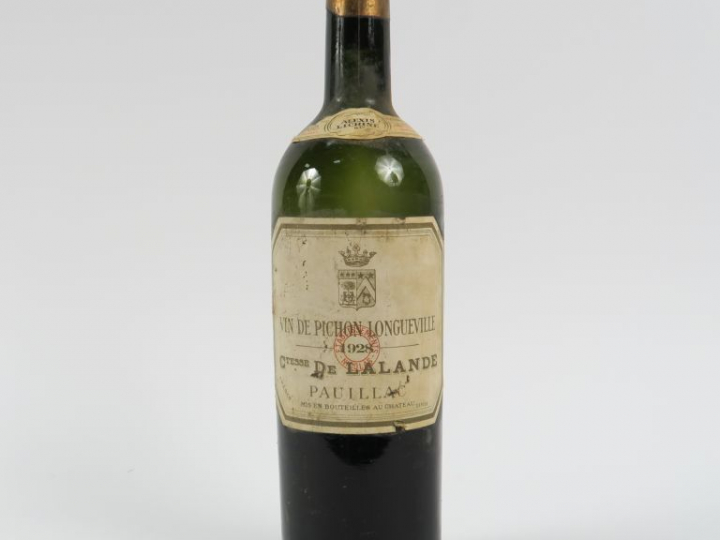 1 BOUTEILLE CHÂTEAU PICHON LONGUEVILLE COMTESSE DE LALANDE - 1928 - GR