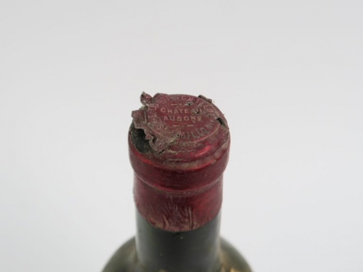1 BOUTEILLE CHÂTEAU AUSONE ST EMILION - 1937 - VIDANGE/EF/CAPSULE ABIM