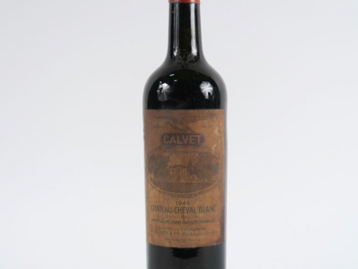 1 BOUTEILLE CHÂTEAU CHEVAL BLANC ST EMILION MISE CALVET - 1949 - MEP-B