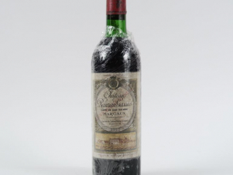 Vente aux enchères 1 BOUTEILLE CHÂTEAU RAUZAN GASSIES GCC MARGAUX - 1967 - LB/EF