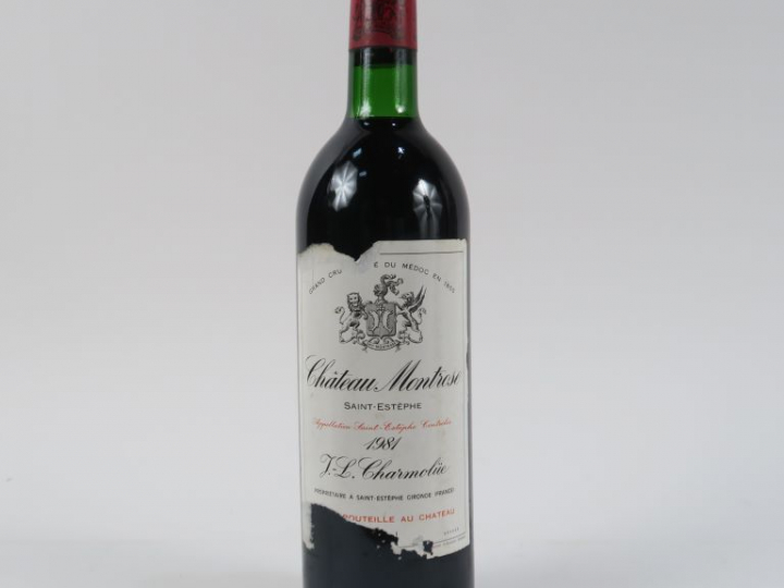 1 BOUTEILLE CHÂTEAU MONTROSE GCC ST ESTEPHE - 1981 - BG/ELD