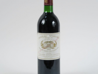 Vente aux enchères 1 BOUTEILLE CHÂTEAU MARGAUX 1er GCC MARGAUX - 1982 - BG
