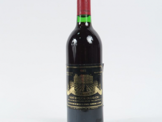 Vente aux enchères 1 BOUTEILLE CHÂTEAU LESCOURS GC ST EMILION - 1983