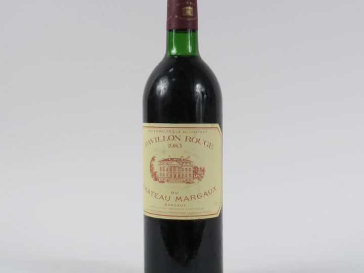 1 BOUTEILLE PAVILLON ROUGE DU CHÂTEAU MARGAUX - 1983 - BG