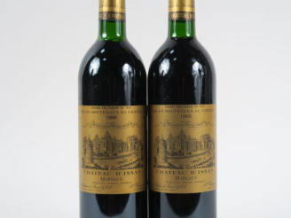 Vente aux enchères 2 BOUTEILLES CHÂTEAU D'ISSAN GCC MARGAUX - 1985 - BG
