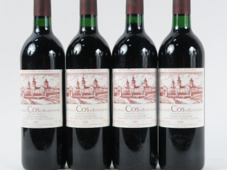 Vente aux enchères 4 BOUTEILLES CHÂTEAU COS D'ESTOURNEL GCC ST ESTEPHE - 1985 - 3 BG