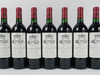 Vente aux enchères 7 BOUTEILLES CHÂTEAU LEOVILLE LAS CASES GCC ST JULIEN - 1986 - BG