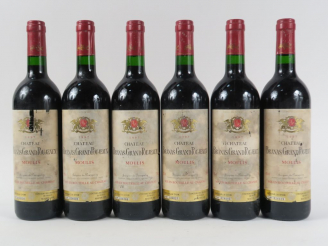 Vente aux enchères 6 BOUTEILLES CHÂTEAU GRAND BRANAS GRAND POUJEAUX MOULIS - 1997 - ELF