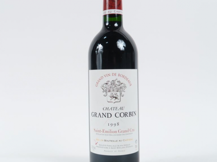 1 BOUTEILLE CHÂTEAU GRAND CORBIN GCC ST EMILION - 1998