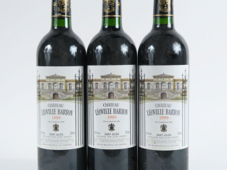 Vente aux enchères 3 BOUTEILLES CHÂTEAU LEOVILLE BARTON GCC ST JULIEN - 1999 - BG