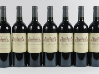 Vente aux enchères 7 BOUTEILLES CHÂTEAU BEAUMONT CB ST ESTEPHE - 2000