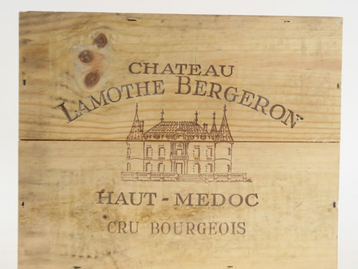 6 BOUTEILLES CHÂTEAU LAMOTHE BERGERON CB HAUT MEDOC - 2001 - CBO