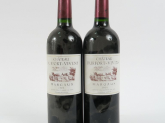 Vente aux enchères 2 BOUTEILLES CHÂTEAU DUFORT VIVENS GCC MARGAUX - 2004