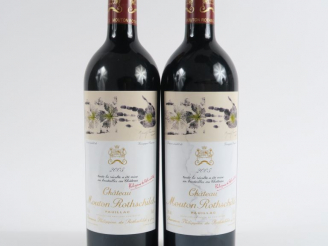 Vente aux enchères 2 BOUTEILLES CHÂTEAU MOUTON ROTHSCHILD 1er GCC PAUILLAC - 2005