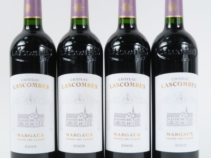 4 BOUTEILLES CHÂTEAU LASCOMBES GCC MARGAUX - 2009