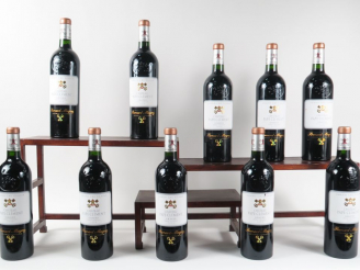 Vente aux enchères 10 BOUTEILLES CHÂTEAU PAPE CLEMENT GCC GRAVES - 2009
