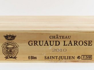Vente aux enchères 6 BOUTEILLES CHÂTEAU GRUAUD LAROSE GCC ST JULIEN - 2010 - CBO