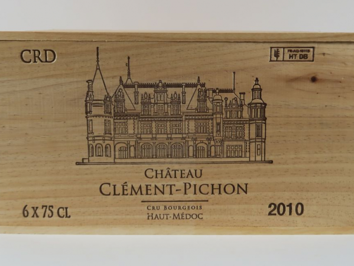 6 BOUTEILLES CHÂTEAU CLEMENT PICHON CB HAUT MEDOC - 2010 - CBO