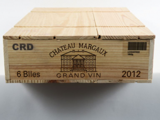 Vente aux enchères 6 BOUTEILLES CHÂTEAU MARGAUX 1er GCC MARGAUX - 2012 - CBO