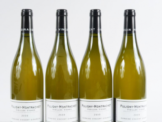 Vente aux enchères 4 BOUTEILLES PULIGNY MONTRACHET 'VIEILLES VIGNES' DOMAINE VINCENT GIRA