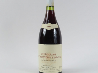 Vente aux enchères 1 MAGNUM BOURGOGNE HAUTES COTES DE BEAUNE PARIGOT PÈRE   FILS - 1987