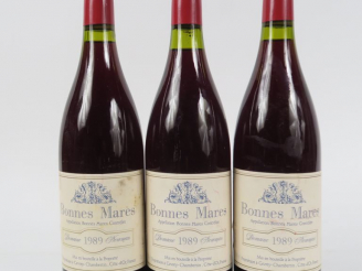 Vente aux enchères 3 BOUTEILLES BONNES MARES GC DOMAINE NEWMAN - 1989