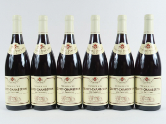 Vente aux enchères 6 BOUTEILLES GEVREY CHAMBERTIN 1er CRU 'LES CAZETIERS' BOUCHARD PÈRE  