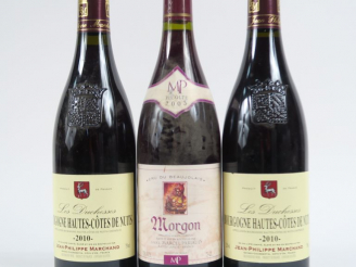 Vente aux enchères 3 BOUTEILLES : 2 HAUTES CÔTES DE NUITS 'LES DUCHESSES' J.P. MARCHAND 2