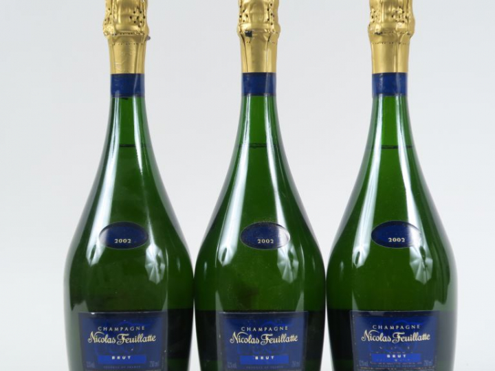 3 BOUTEILLES CHAMPAGNE NICOLAS FEUILLATTE 'CUVÉE SPÉCIALE' - 2002