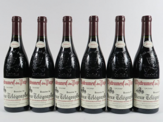 Vente aux enchères 6 BOUTEILLES CHÂTEAUNEUF DU PAPE DOMAINE DU VIEUX TELEGRAPHE 'LA CRAU'