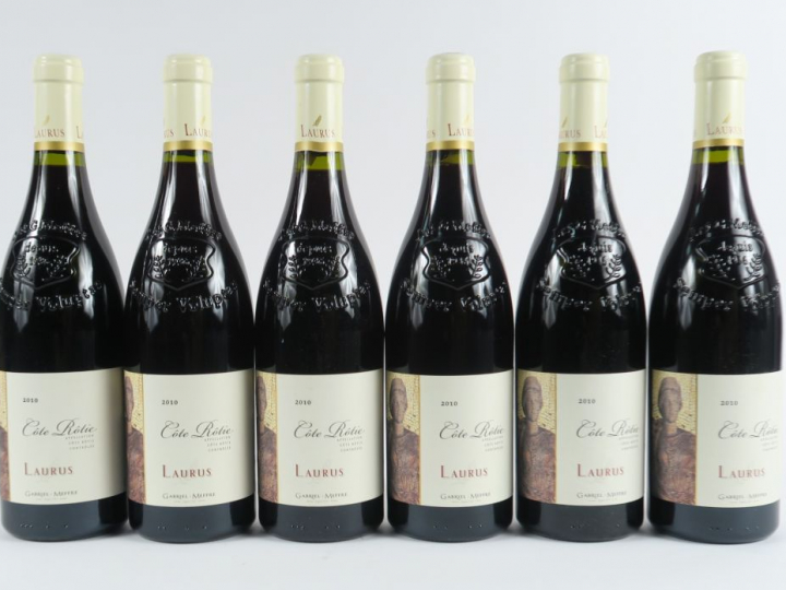 6 BOUTEILLES CÔTE ROTIE 'LAURUS' GABRIEL MEFFRE - 2010