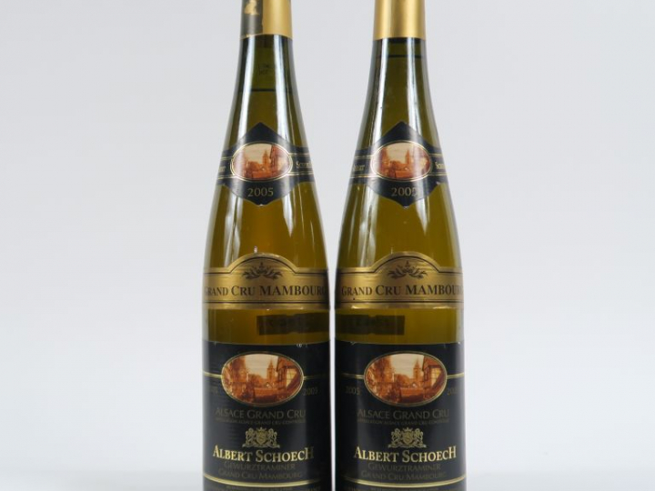 2 BOUTEILLES GEWURZTRAMINER GC 'MAMBOURG' ALBERT SCHOECH - 2005