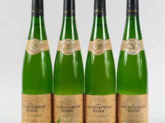Vente aux enchères 4 BOUTEILLES GEWURZTRAMINER 'HOLDER' SCHOENHEITZ - (1 de 1993/3 de 199