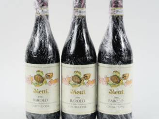 Vente aux enchères 3 BOUTEILLES BAROLO CASTIGLIONE VIETTI - 2010