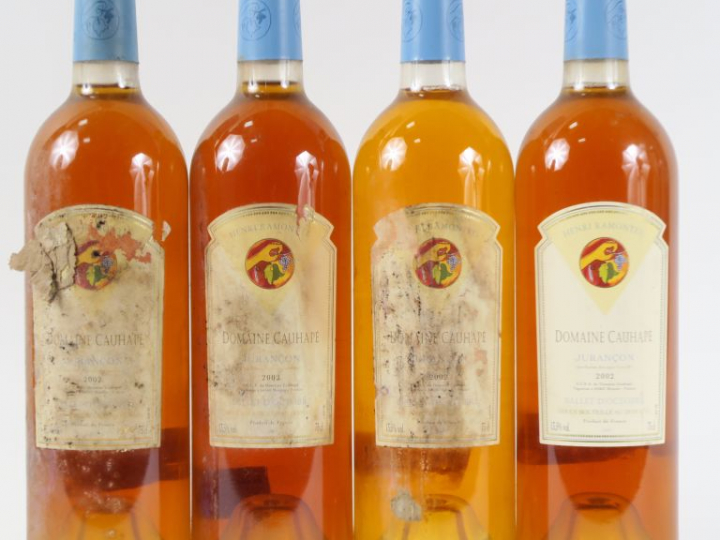 4 BOUTEILLES DOMAINE CAUHAPE 'BALLET D'OCTOBRE' JURANCON - 2002 - 3 EA