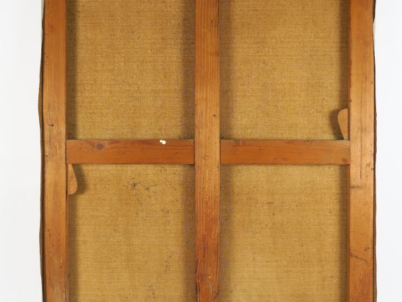 Ernest CHATEIGNON. "Insomnie". Huile sur toile, signée en bas à gauche